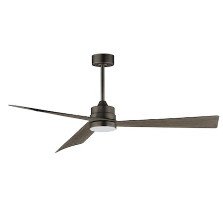 Maxim Lighting Vortex 60'' Indoor Fan with LED Light Kit, Dark Satin Nickel 88839WTDSN